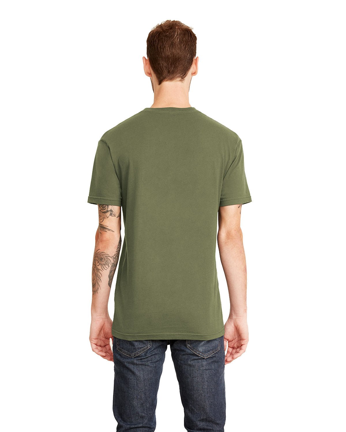 3605-Next Level Apparel-MILITARY GREEN-Next Level Apparel-T-Shirts-2