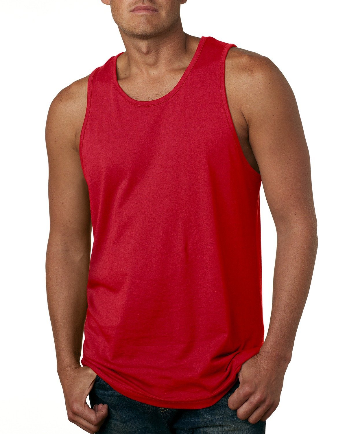 3633-Next Level Apparel-RED-Next Level Apparel-T-Shirts-1