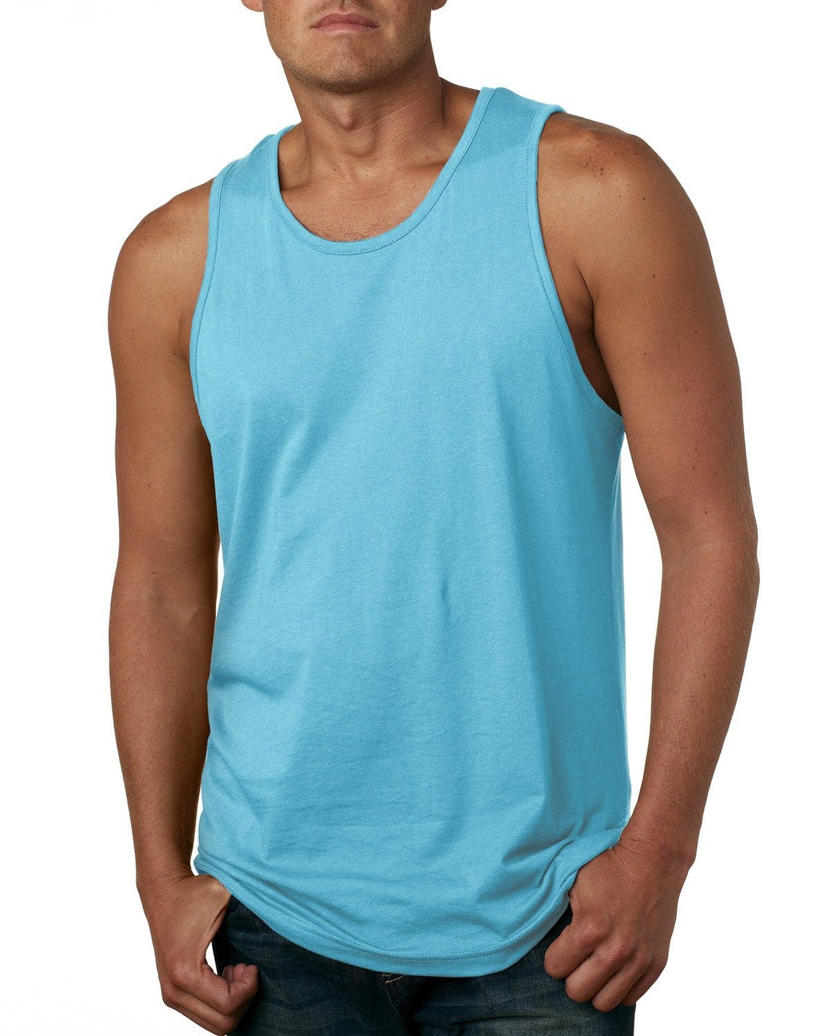 3633-Next Level Apparel-TAHITI BLUE-Next Level Apparel-T-Shirts-1