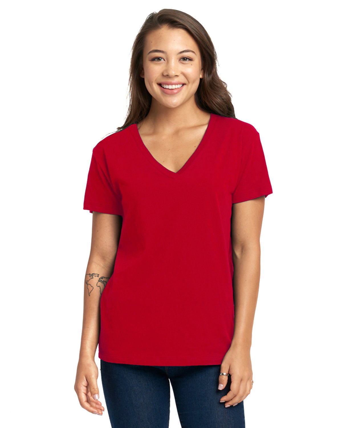 3940-Next Level Apparel-RED-Next Level Apparel-T-Shirts-1