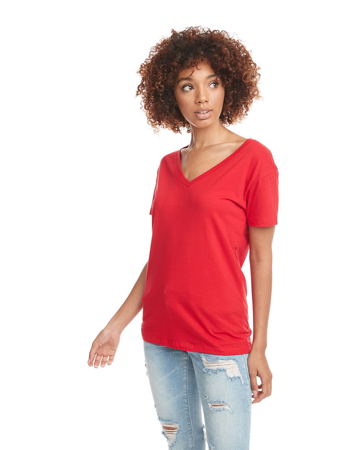 3940-Next Level Apparel-RED-Next Level Apparel-T-Shirts-3