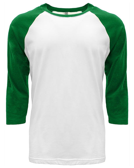 6251-Next Level Apparel-KELLY GREEN/ WHT-Next Level Apparel-T-Shirts-1