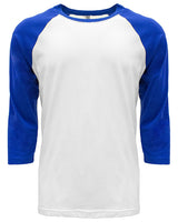 6251-Next Level Apparel-ROYAL/ WHITE-Next Level Apparel-T-Shirts-1