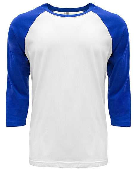 6251-Next Level Apparel-ROYAL/ WHITE-Next Level Apparel-T-Shirts-1