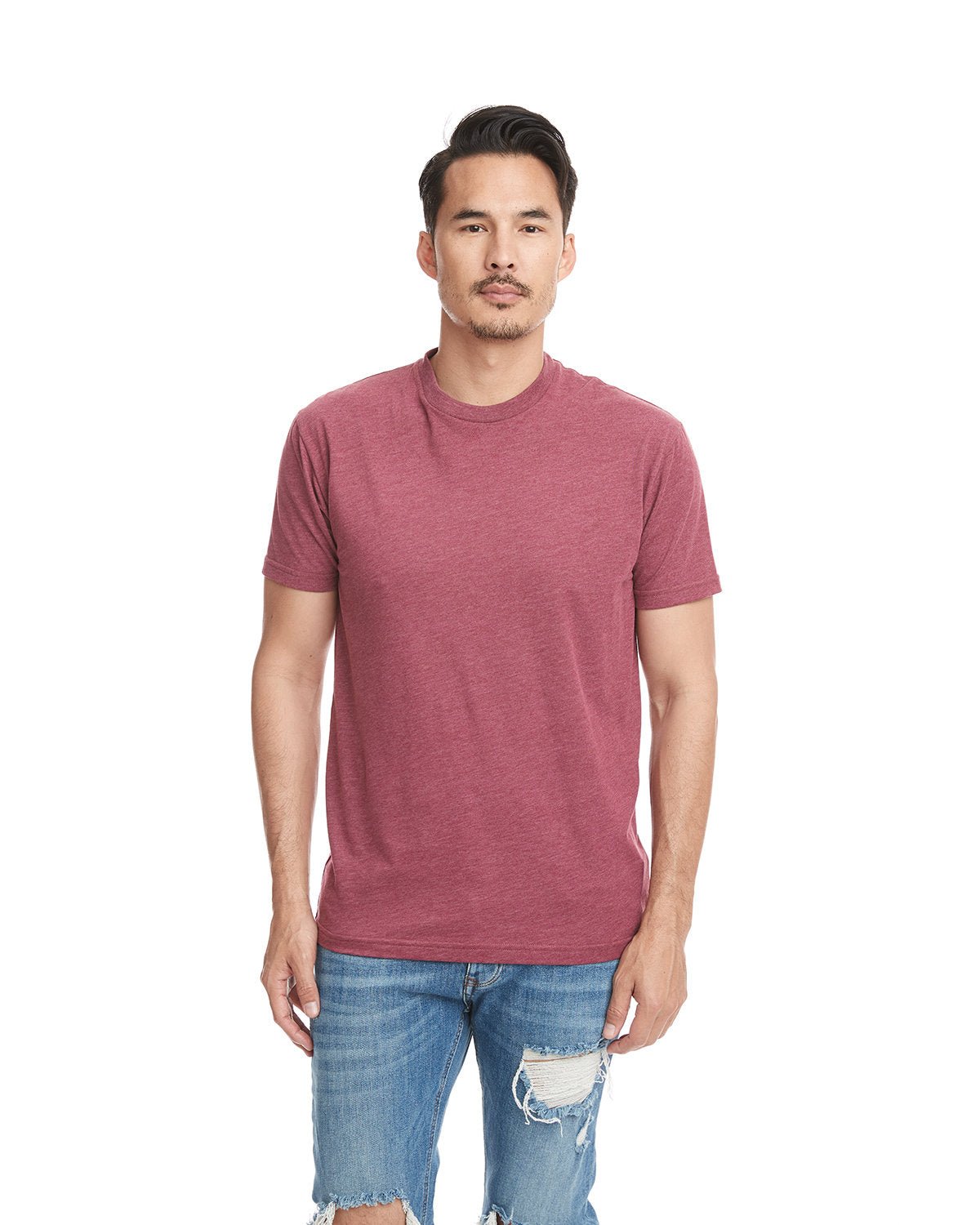 6410-Next Level Apparel-HEATHER MAROON-Next Level Apparel-T-Shirts-1