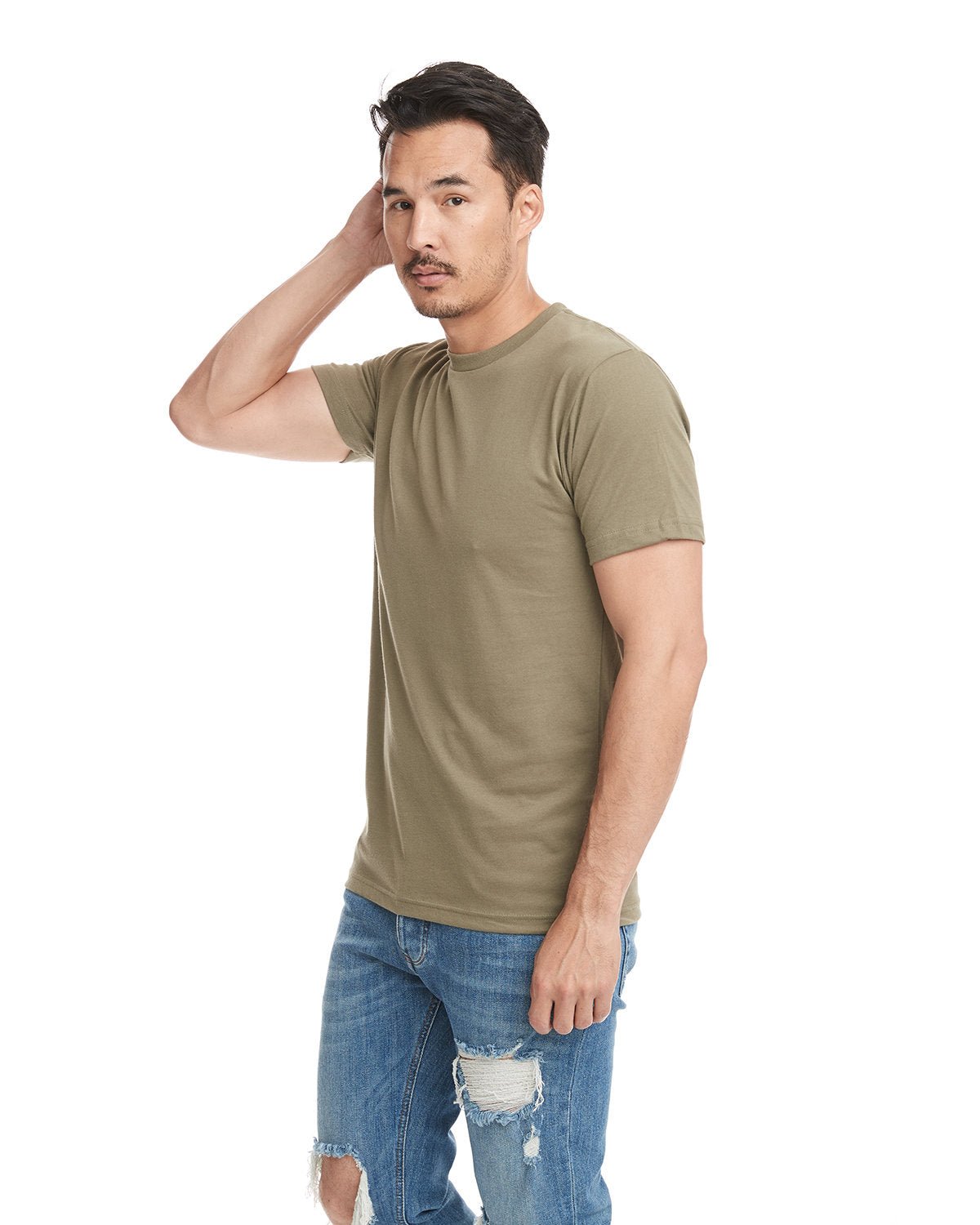 6410-Next Level Apparel-MILITARY GREEN-Next Level Apparel-T-Shirts-3