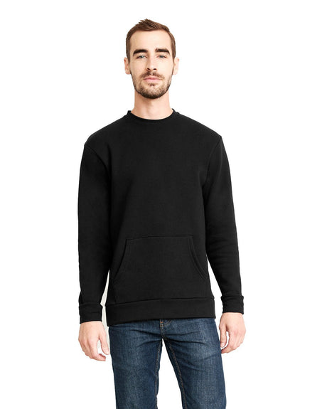 9001-Next Level Apparel-BLACK-Next Level Apparel-Sweatshirts - Threadsy