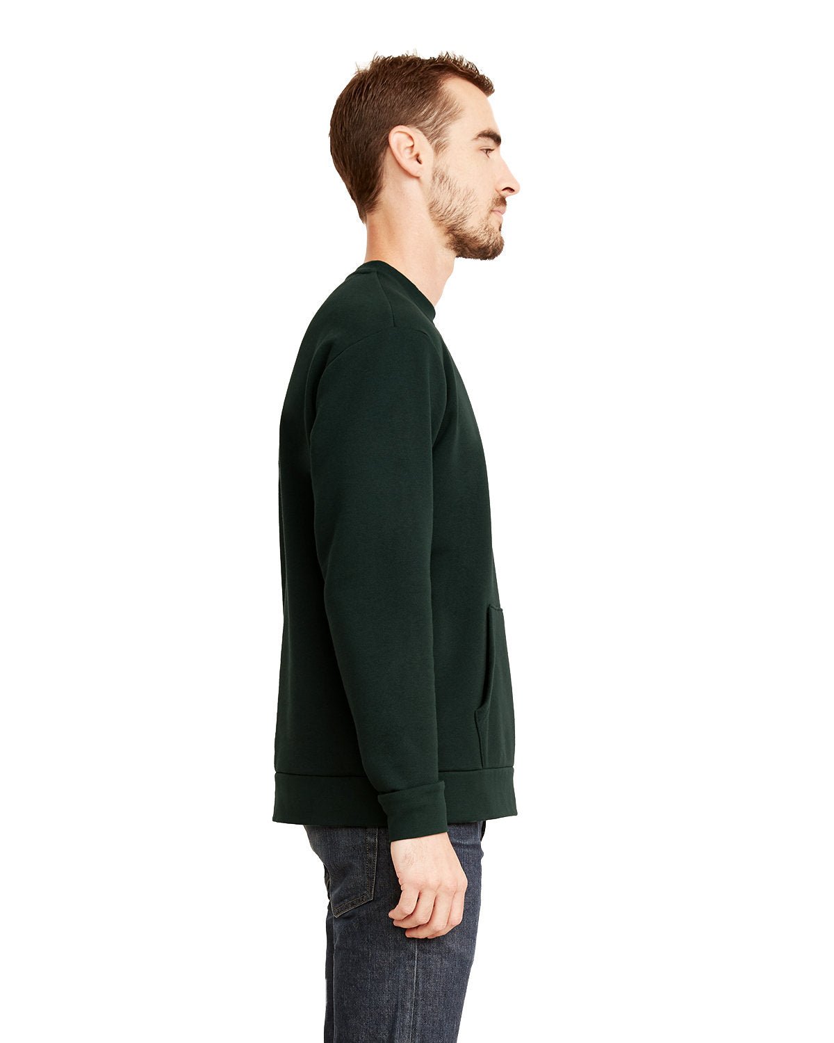 9001-Next Level Apparel-FOREST GREEN-Next Level Apparel-Sweatshirts-3