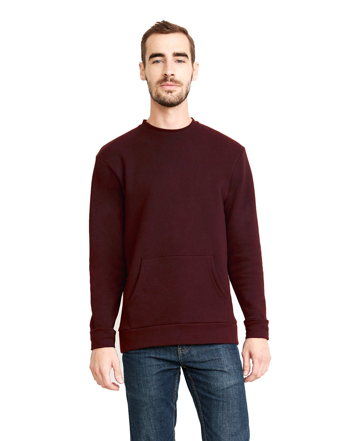 9001-Next Level Apparel-MAROON-Next Level Apparel-Sweatshirts-1