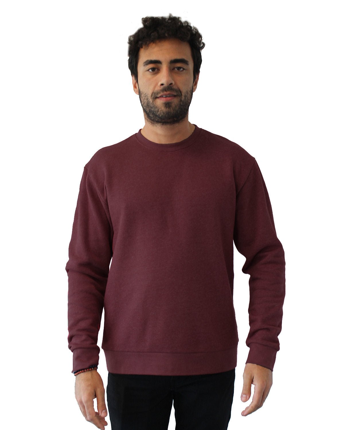 9002NL-Next Level Apparel-HEATHER MAROON-Next Level Apparel-Sweatshirts-1