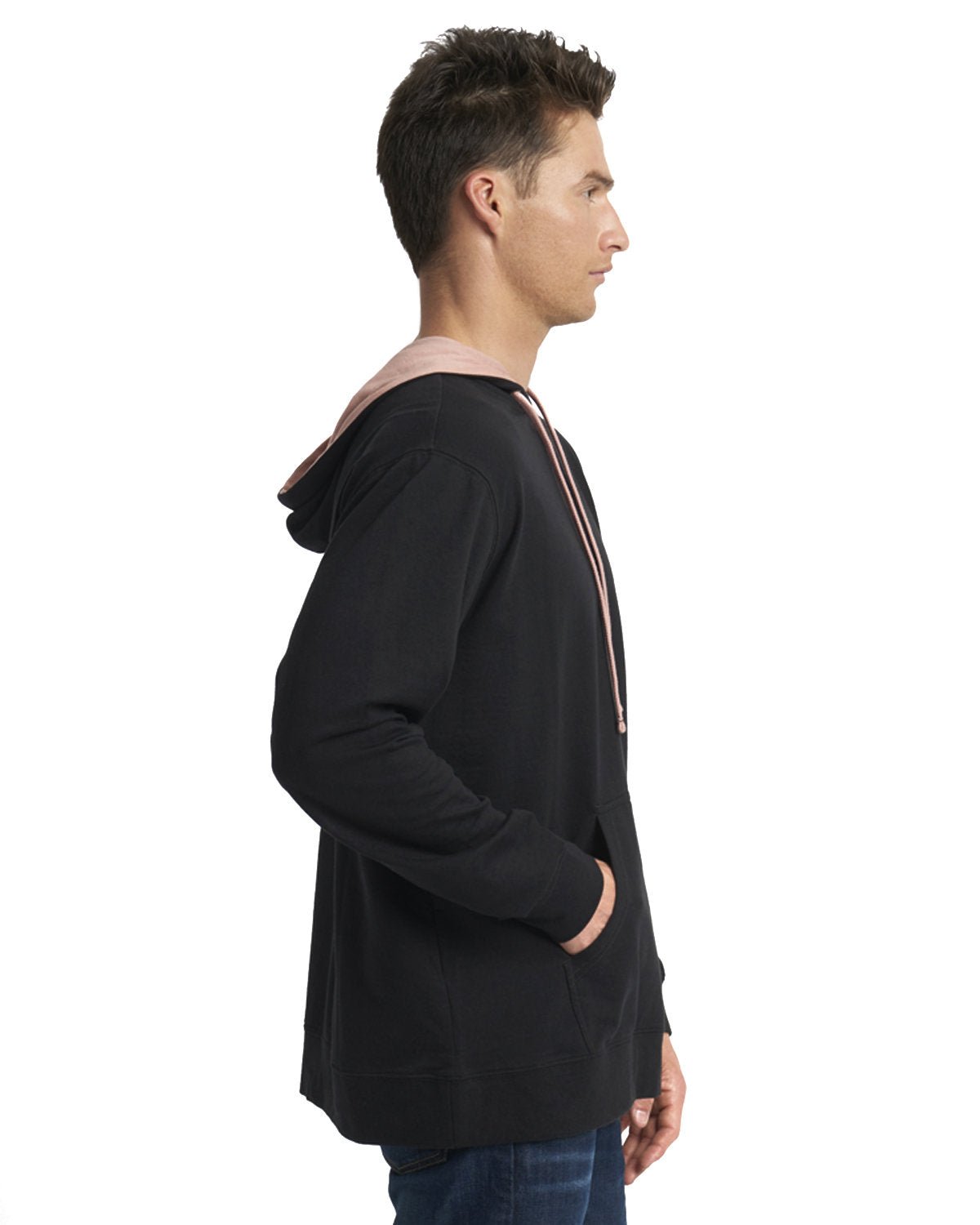 9301-Next Level Apparel-BLACK/ DESRT PNK-Next Level Apparel-Sweatshirts-3