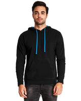 9301-Next Level Apparel-BLACK/ TURQUOISE-Next Level Apparel-Sweatshirts-1