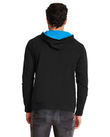 9301-Next Level Apparel-BLACK/ TURQUOISE-Next Level Apparel-Sweatshirts-2