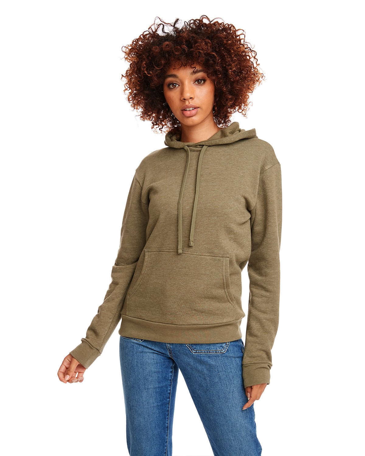 9302-Next Level Apparel-HTHR MILITRY GRN-Next Level Apparel-Sweatshirts-1