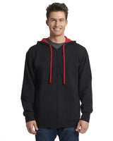 9601-Next Level Apparel-BLACK/ RED-Next Level Apparel-Sweatshirts-1