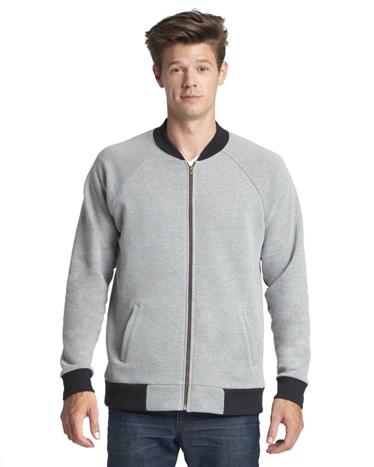 9700-Next Level Apparel-HEATHER GRAY-Next Level Apparel-Sweatshirts-1