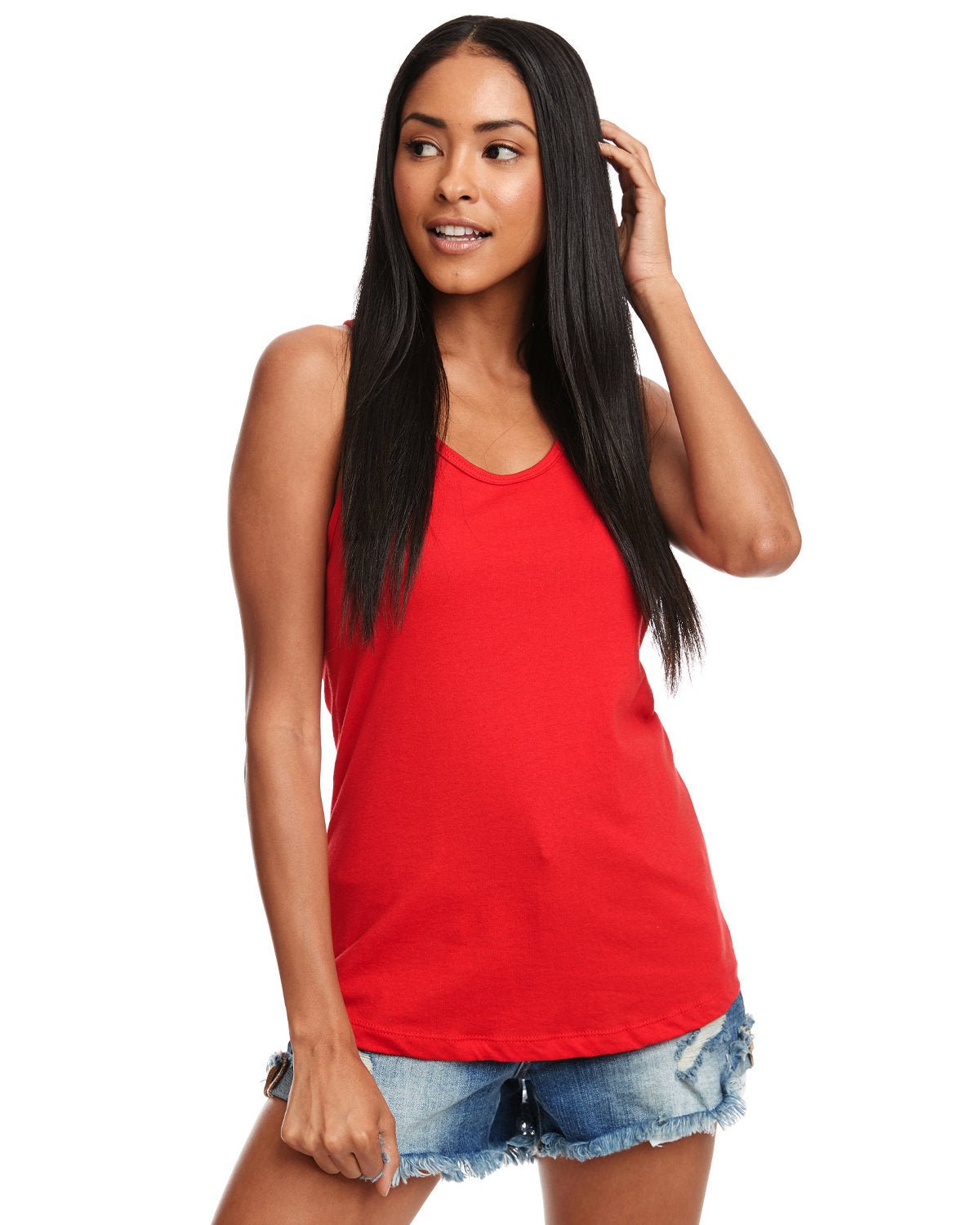 N1533-Next Level Apparel-RED-Next Level Apparel-T-Shirts-1