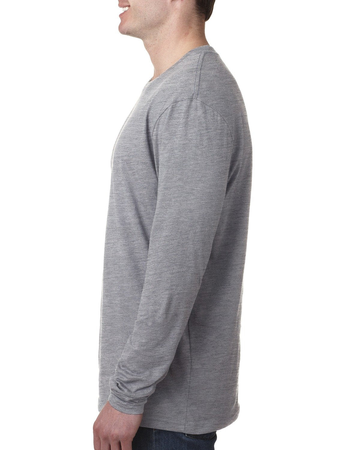 N3601-Next Level Apparel-HEATHER GRAY-Next Level Apparel-T-Shirts-3