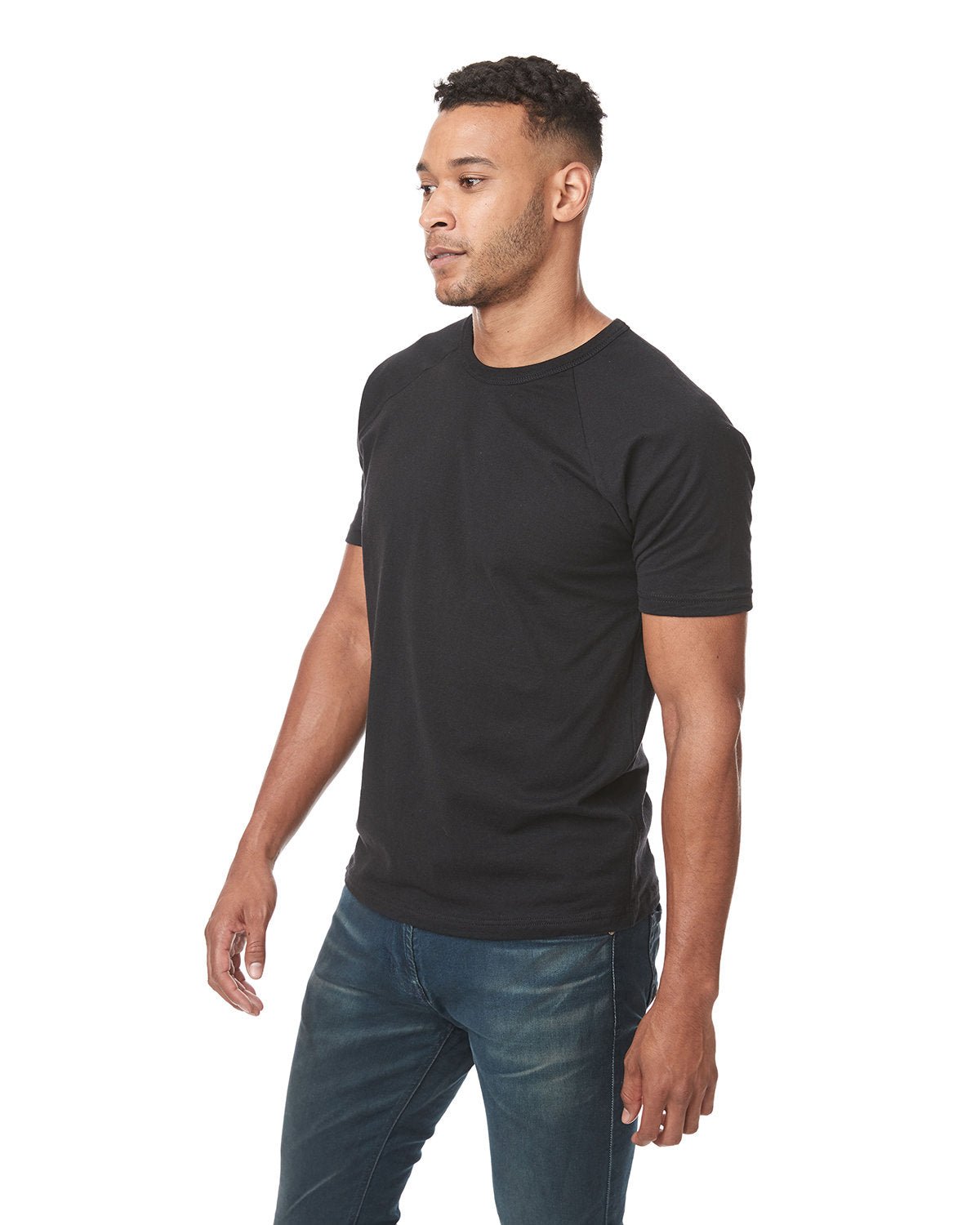 N3650-Next Level Apparel-BLACK/ BLACK-Next Level Apparel-T-Shirts-2