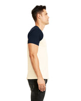 N3650-Next Level Apparel-MDNT NVY/ NATURL-Next Level Apparel-T-Shirts-3