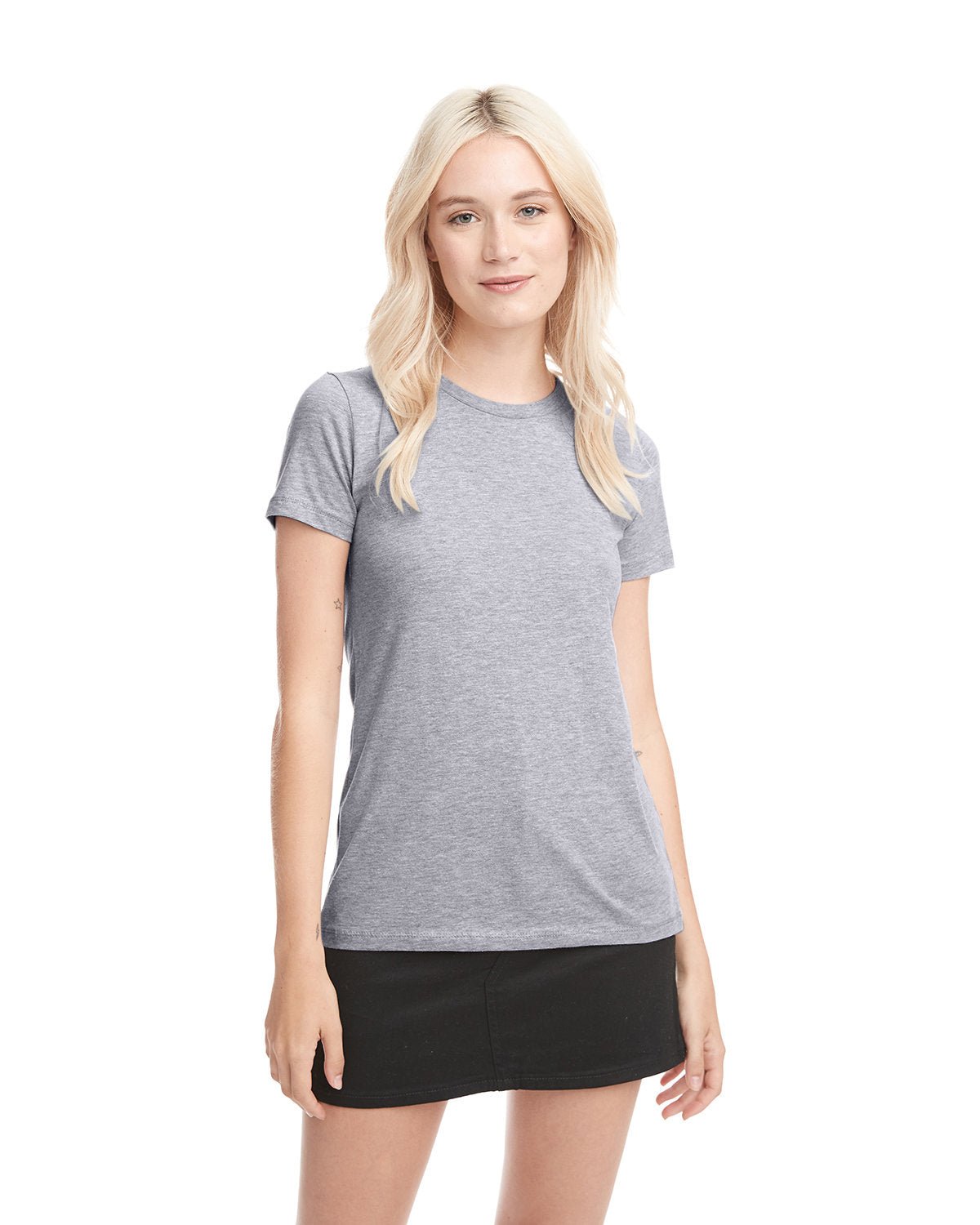 N3900-Next Level Apparel-HEATHER GRAY-Next Level Apparel-T-Shirts-1