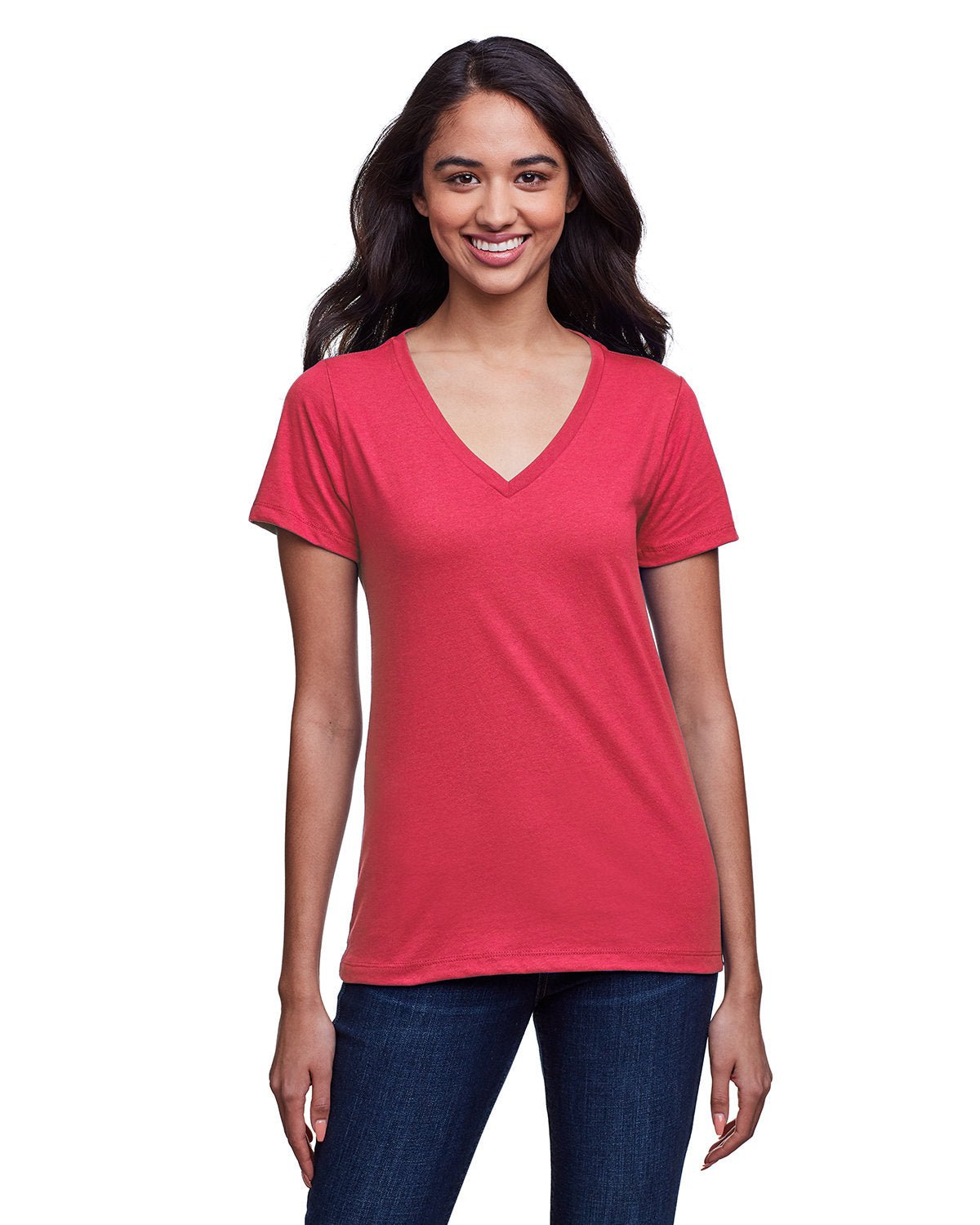 N4240-Next Level Apparel-HEATHER RED-Next Level Apparel-T-Shirts-1