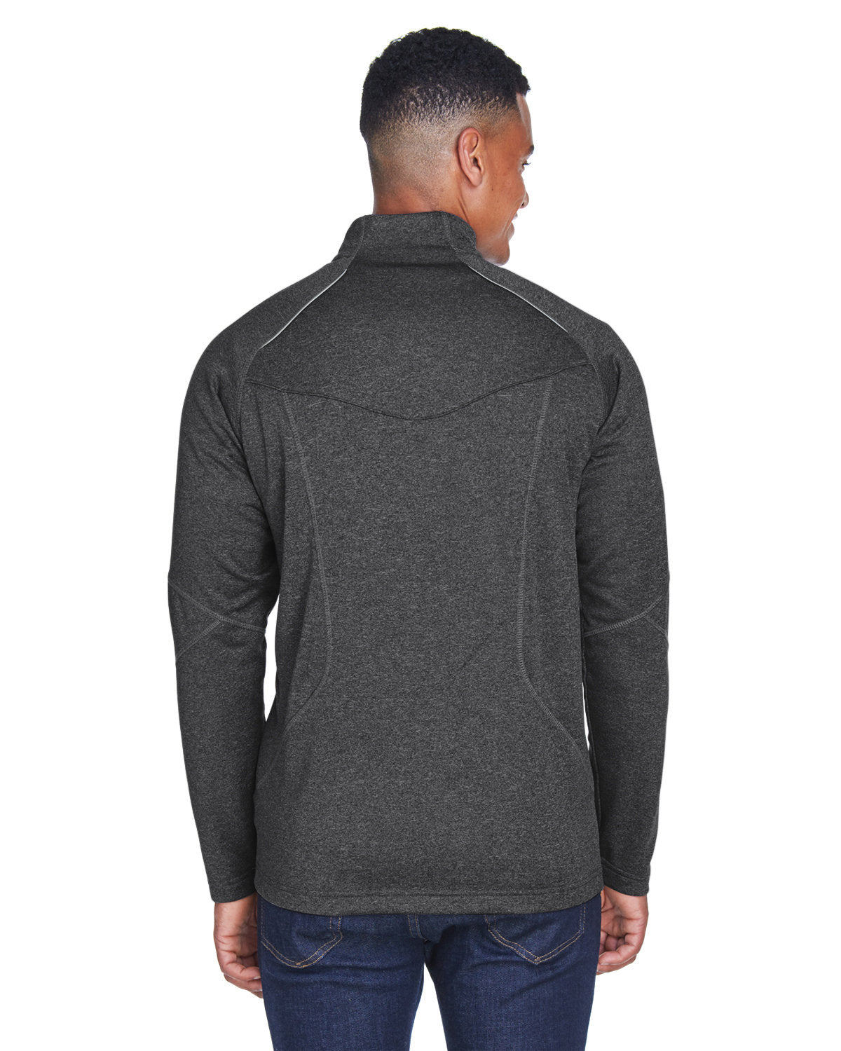 88175-North End-CARBON HEATHER-North End-Fleece Jackets-2