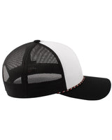 104BR-Pacific Headwear-WHITE/ BLK/ BLK-Pacific Headwear-Headwear-3