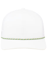 104BR-Pacific Headwear-WHITE/ MOSS GRN-Pacific Headwear-Headwear-1