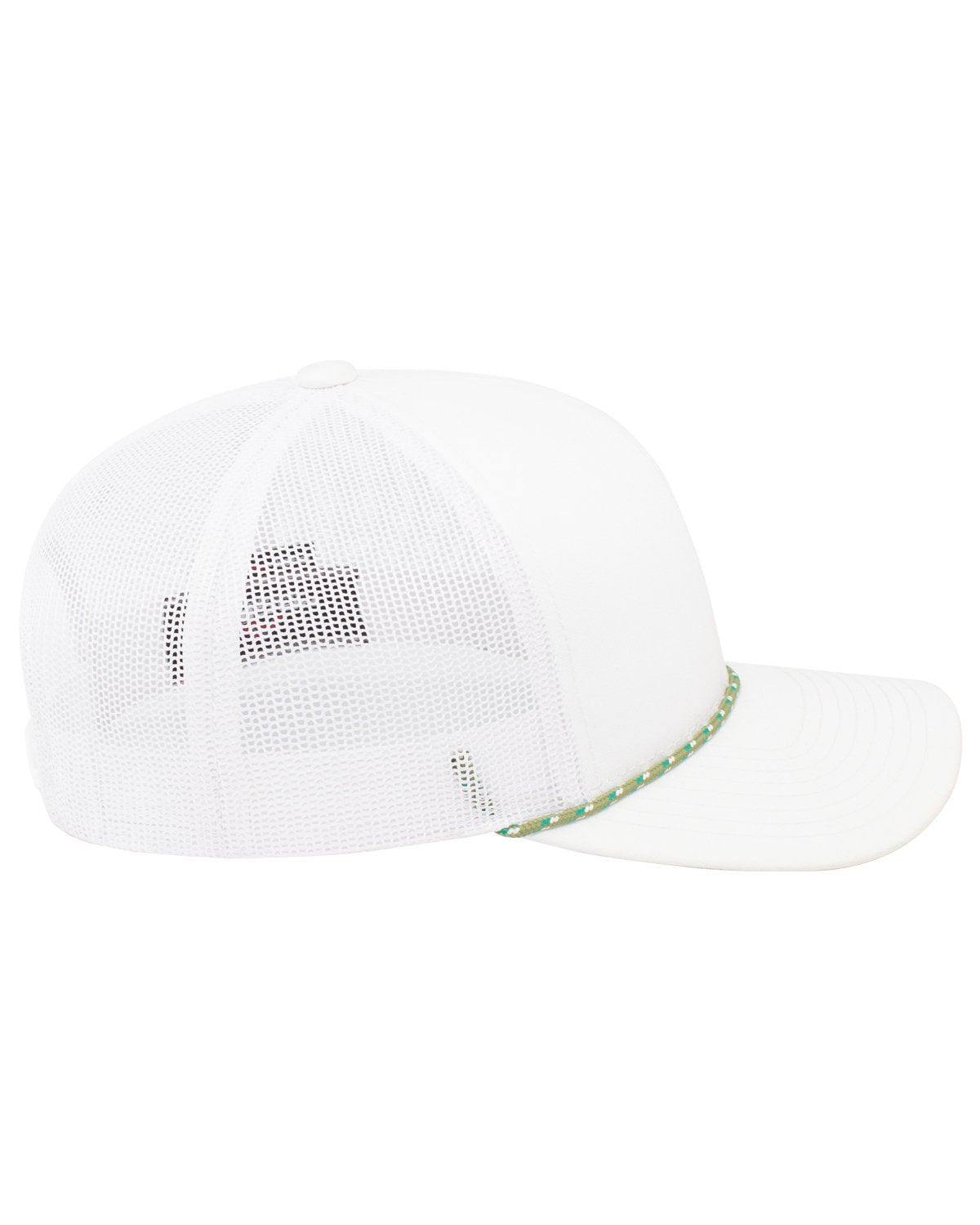 104BR-Pacific Headwear-WHITE/ MOSS GRN-Pacific Headwear-Headwear-3