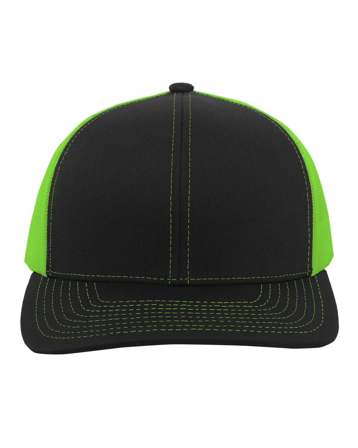 104C-Pacific Headwear-BLACK/ NEON GRN-Pacific Headwear-Headwear-1