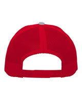 104S-Pacific Headwear-HTHR GREY/ RED-Pacific Headwear-Headwear-2