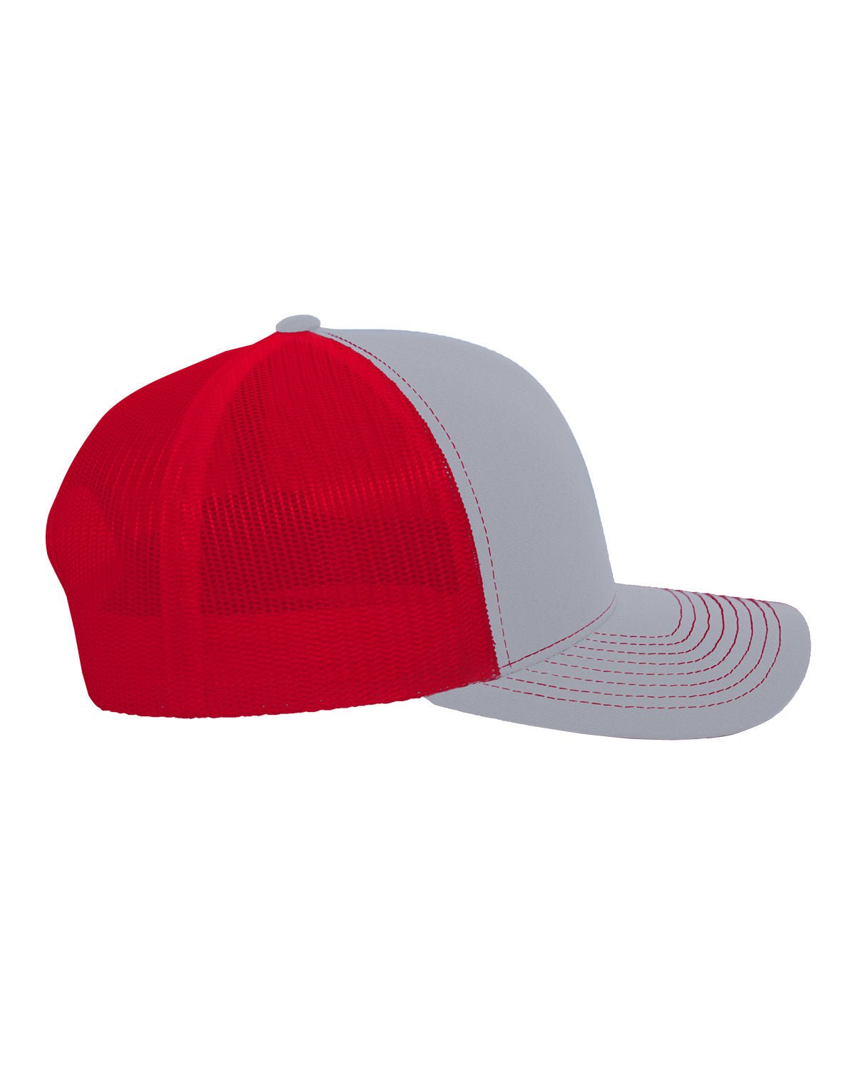 104S-Pacific Headwear-HTHR GREY/ RED-Pacific Headwear-Headwear-3