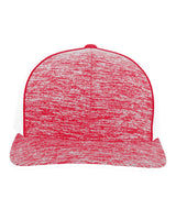 106C-Pacific Headwear-RED HTHR/ WHT-Pacific Headwear-Headwear-1