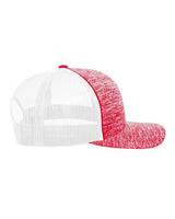 106C-Pacific Headwear-RED HTHR/ WHT-Pacific Headwear-Headwear-3