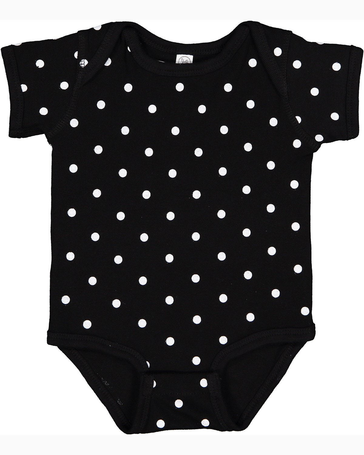 4400-Rabbit Skins-BLACK/ WHITE DOT-Rabbit Skins-Baby-1