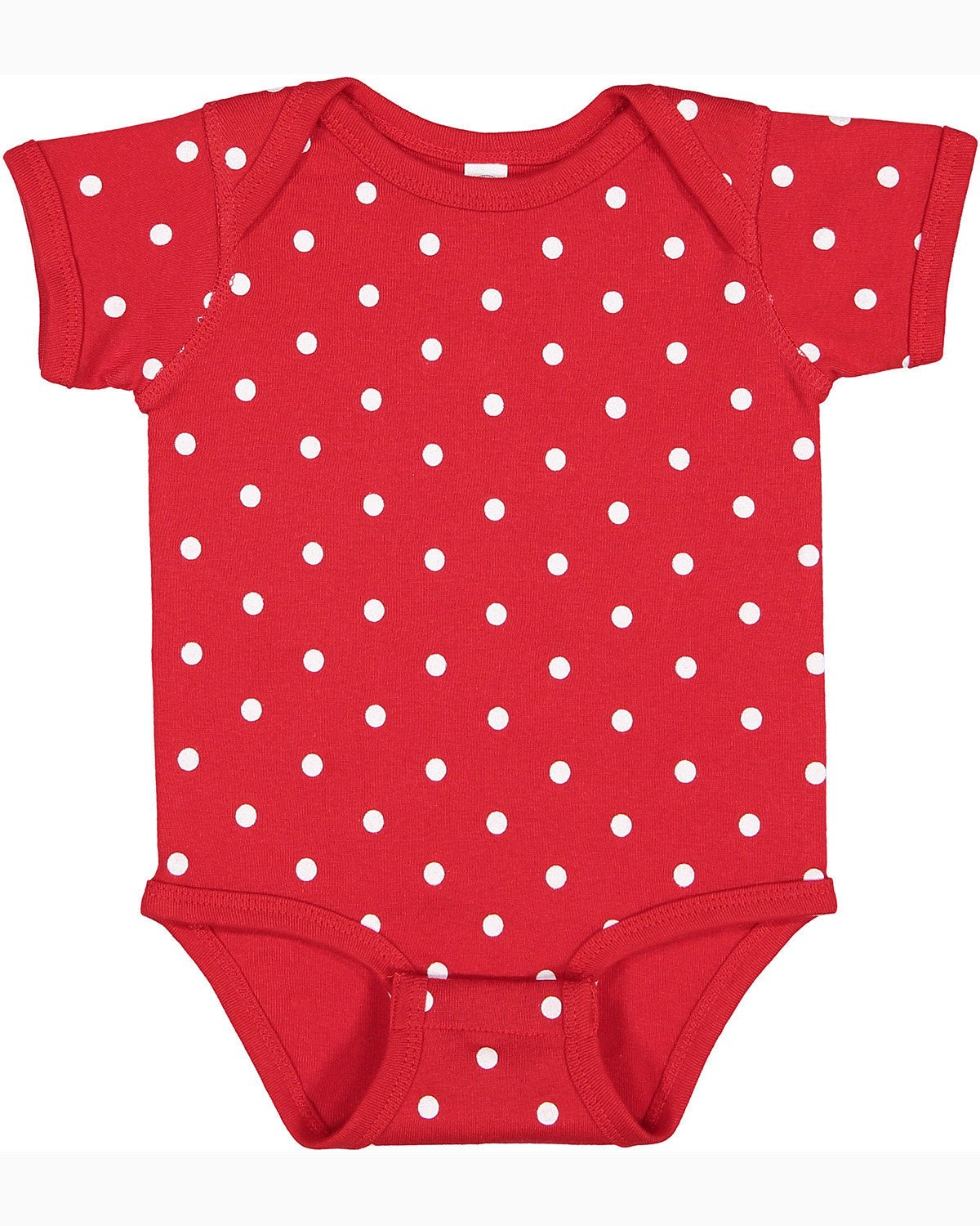 4400-Rabbit Skins-RED/ WHITE DOT-Rabbit Skins-Baby-1