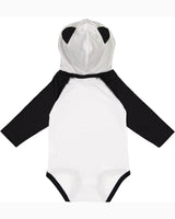 4418-Rabbit Skins-WHITE/ BLACK-Rabbit Skins-Baby-2