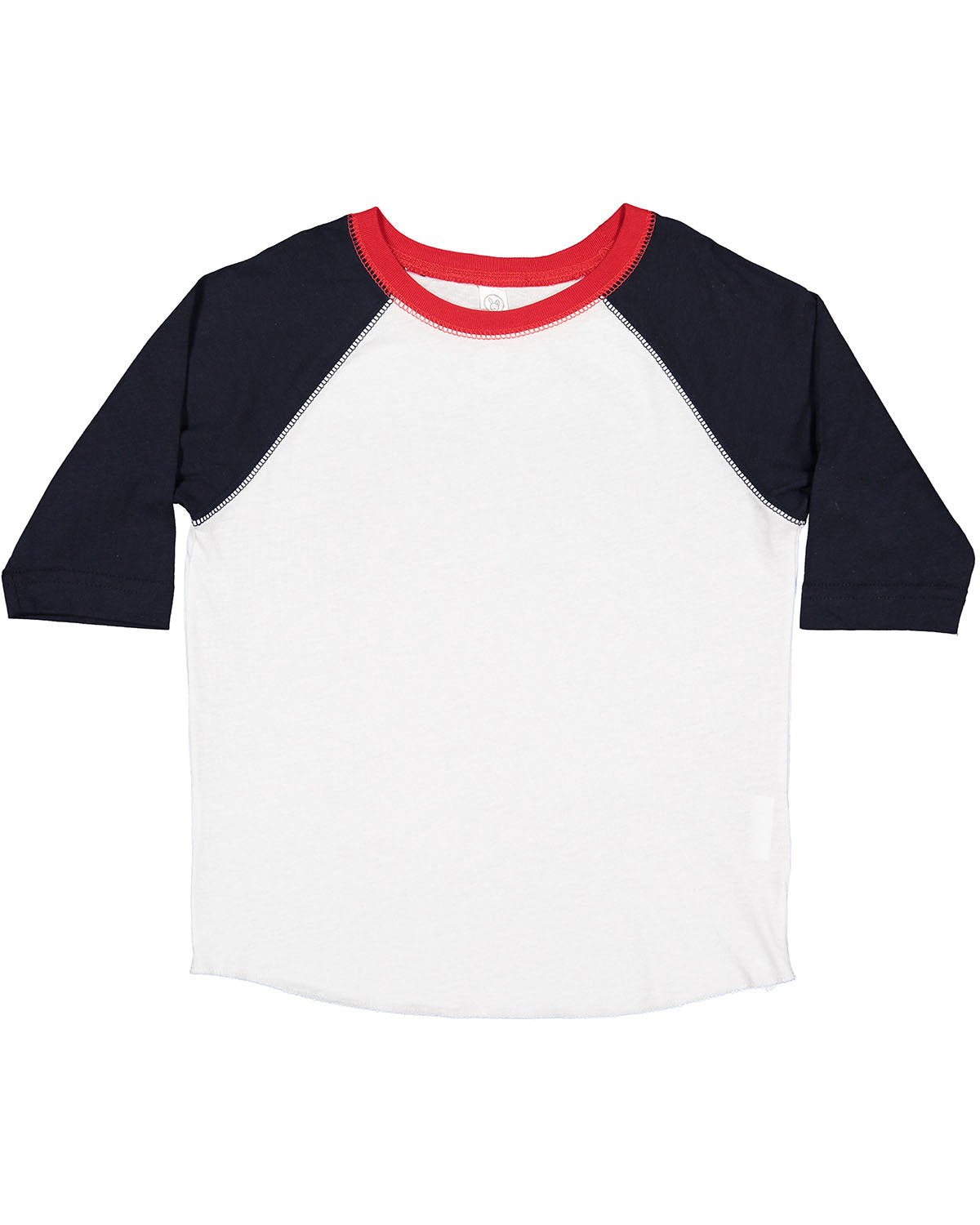 RS3330-Rabbit Skins-WHITE/ NAVY/ RED-Rabbit Skins-Baby-1