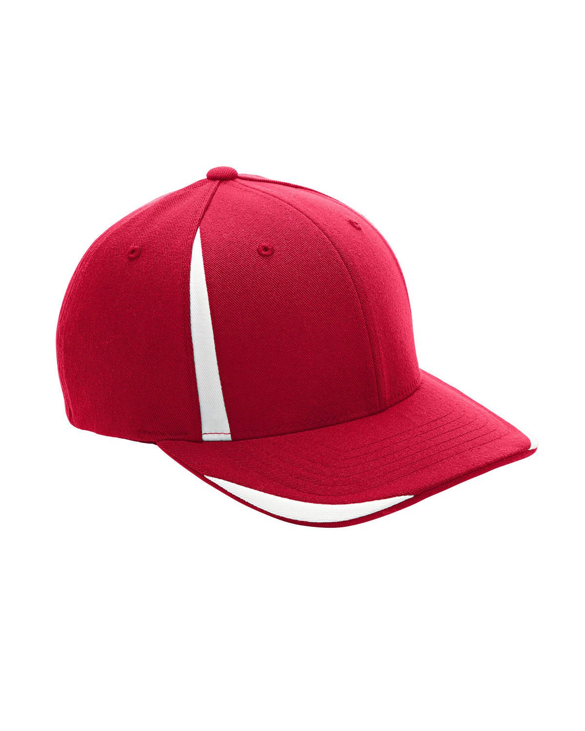 ATB102-Team 365-SPORT RED/ WHITE-Team 365-Headwear-1