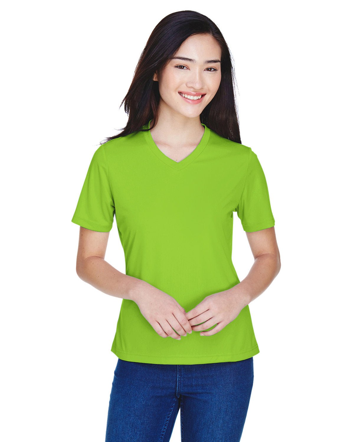 TT11W-Team 365-ACID GREEN-Team 365-T-Shirts-1