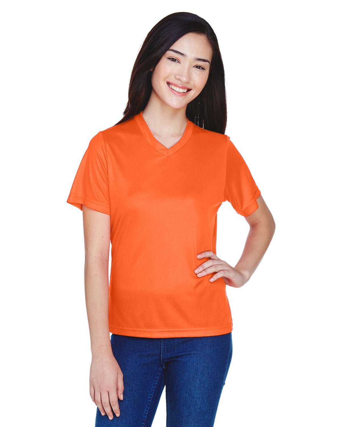 TT11W-Team 365-SPORT ORANGE-Team 365-T-Shirts-1