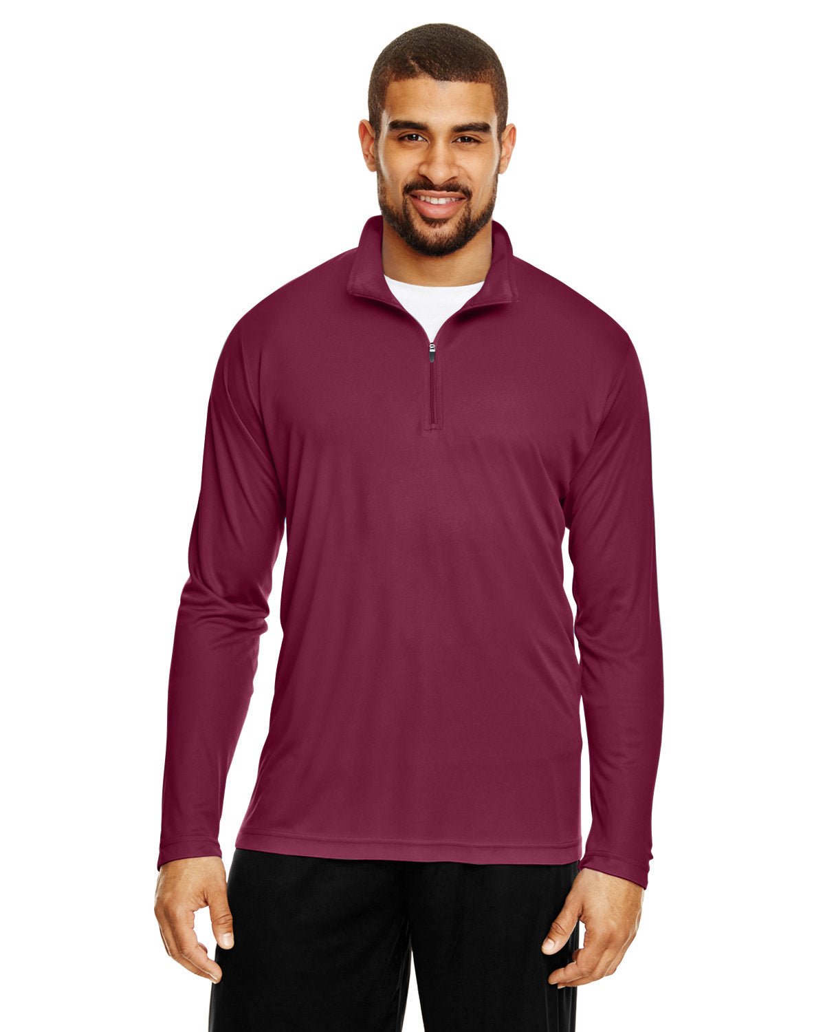 TT31-Team 365-SPORT MAROON-Team 365-Knits and Layering-1