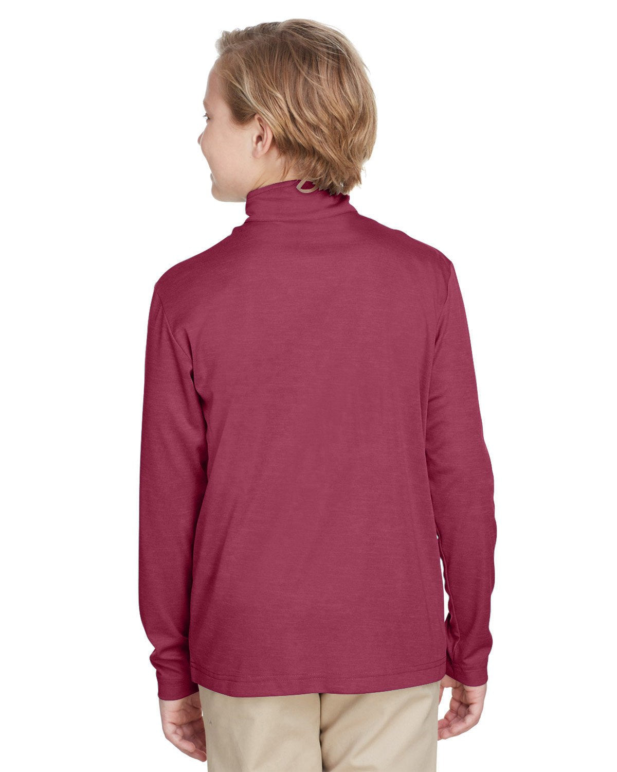 TT31HY-Team 365-SP MAROON HTHR-Team 365-Knits and Layering-2