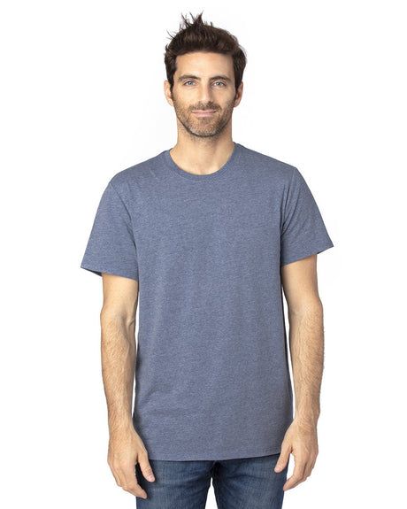 100A-Threadfast Apparel-NAVY HEATHER-Threadfast Apparel-T-Shirts-1