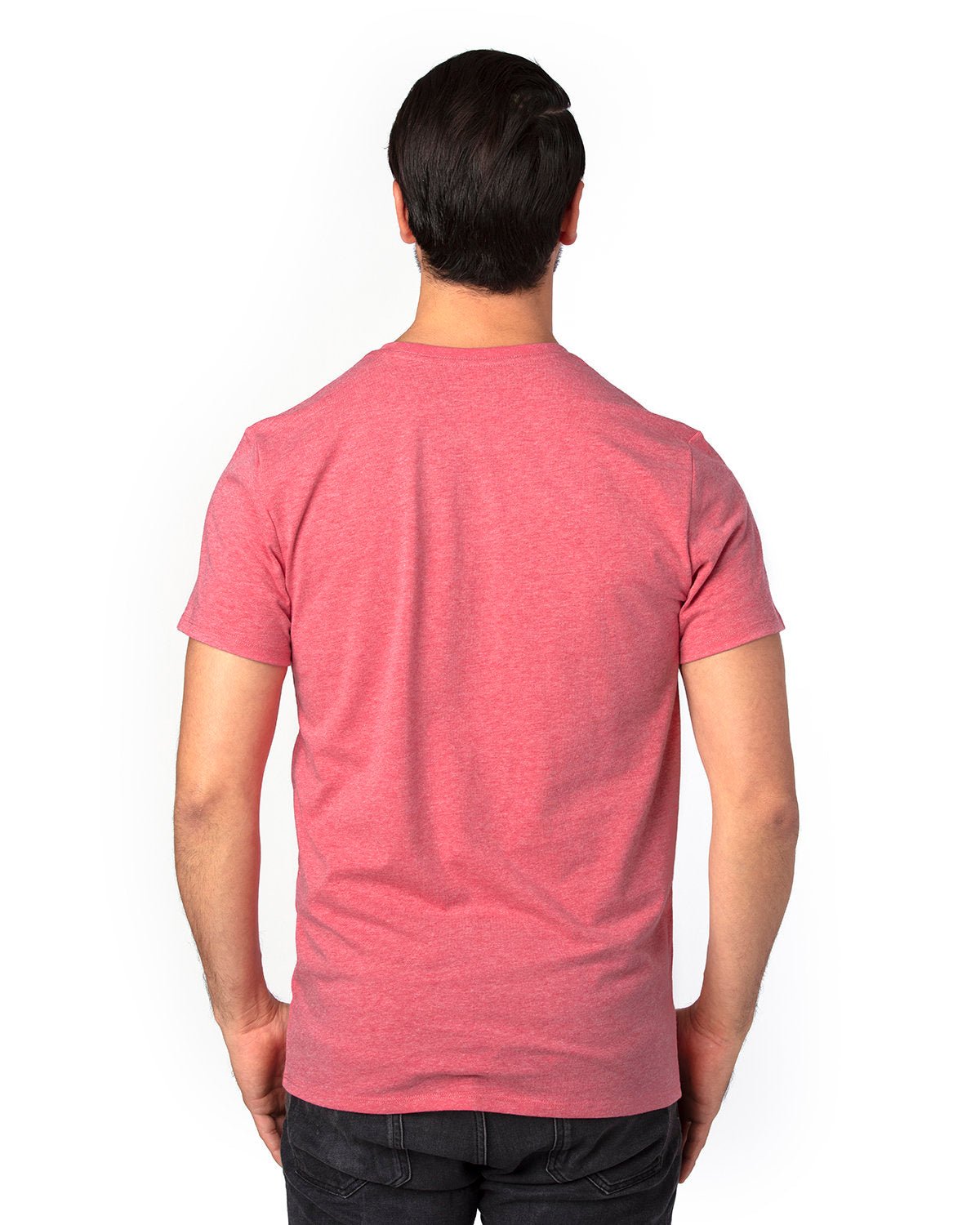 100A-Threadfast Apparel-RED HEATHER-Threadfast Apparel-T-Shirts-2