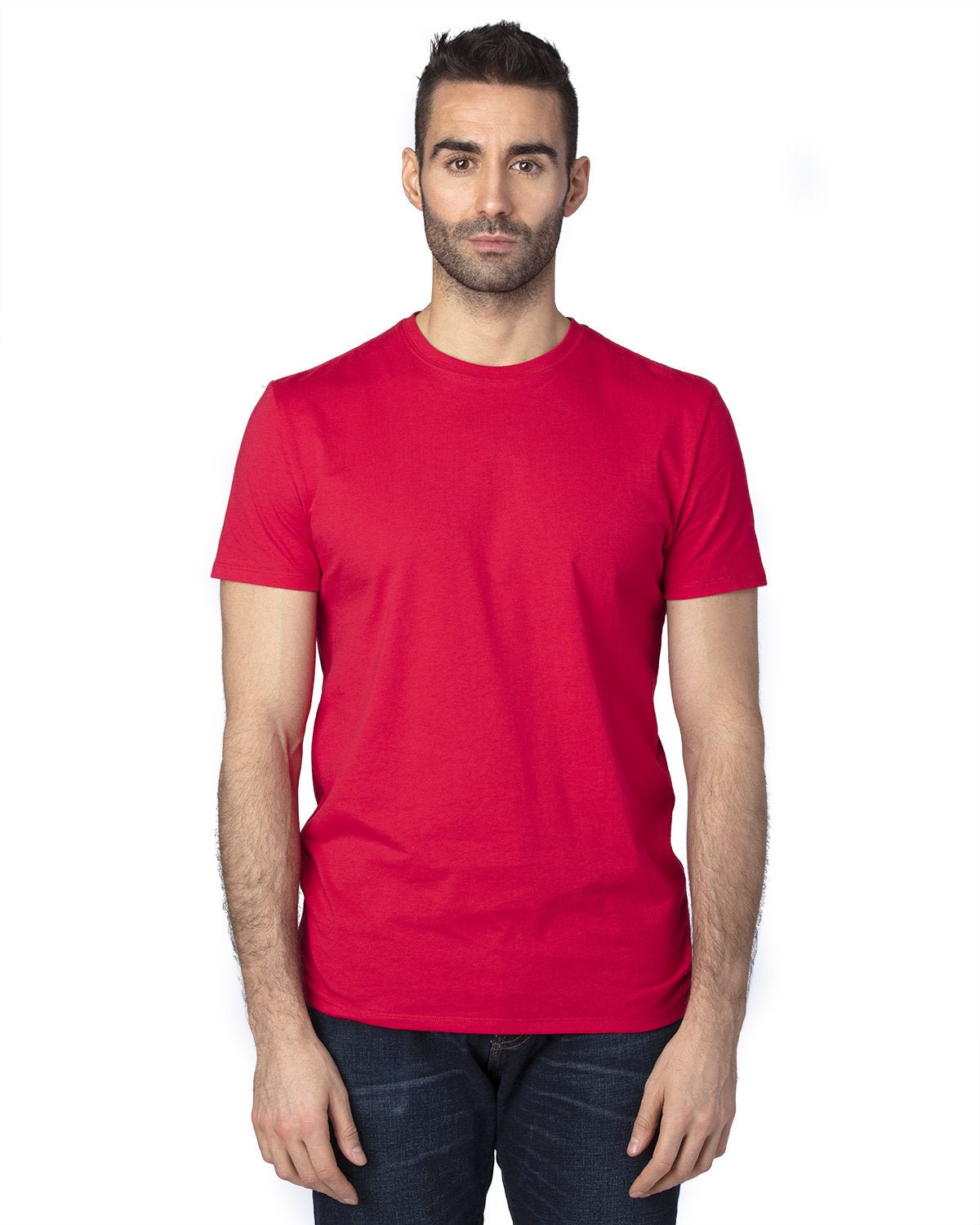 100A-Threadfast Apparel-RED-Threadfast Apparel-T-Shirts-1