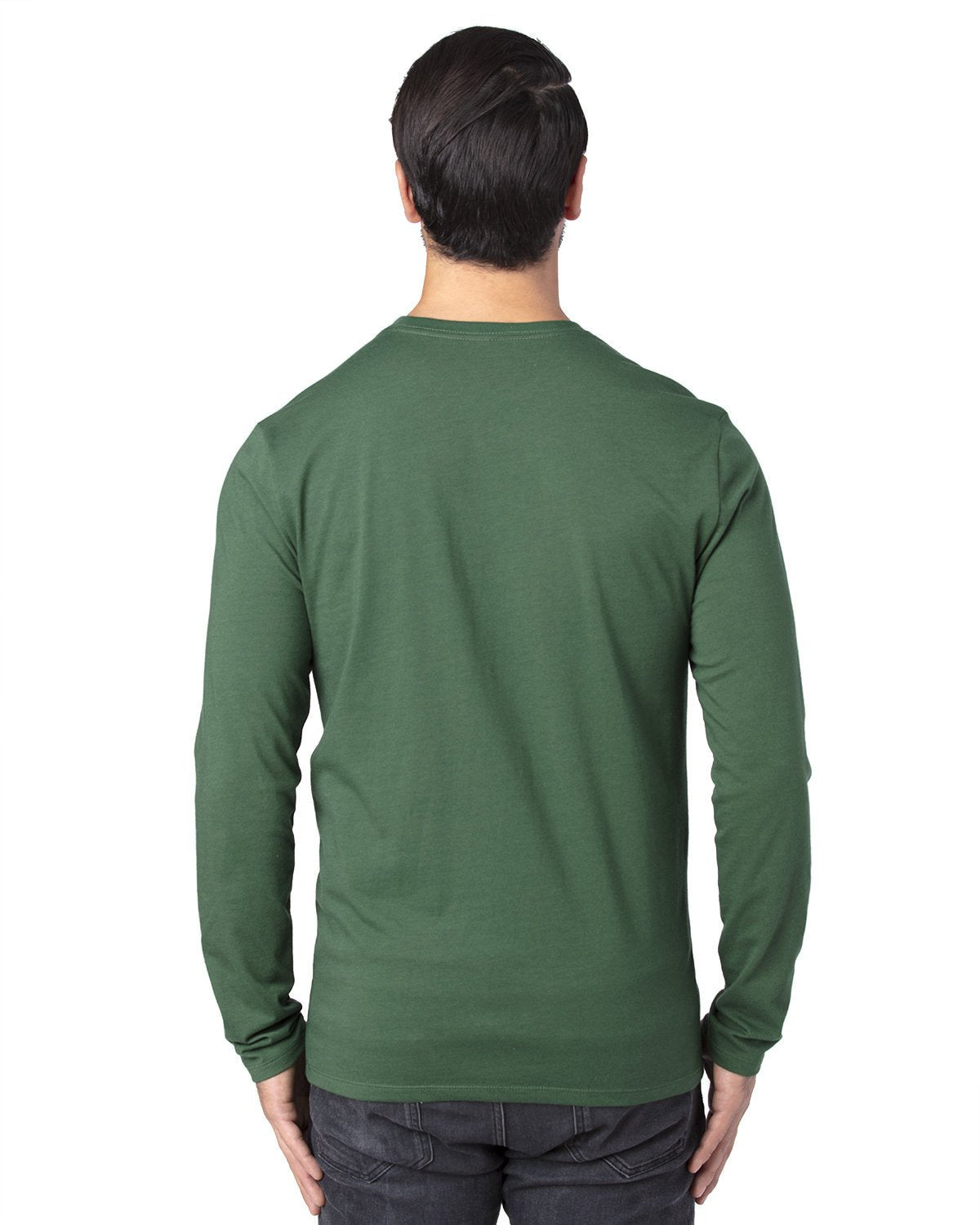 100LS-Threadfast Apparel-FOREST GREEN-Threadfast Apparel-T-Shirts-2