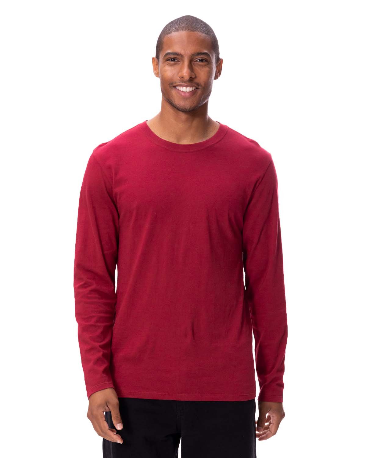 180LS-Threadfast Apparel-BURGUNDY-Threadfast Apparel-T-Shirts-1