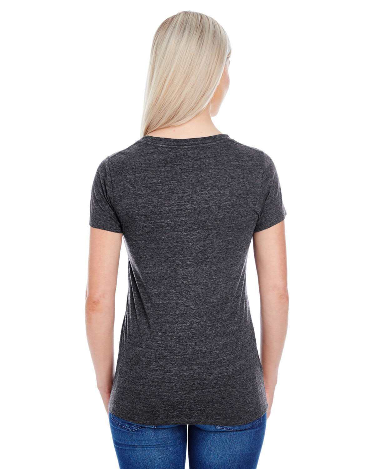 202A-Threadfast Apparel-BLACK TRIBLEND-Threadfast Apparel-T-Shirts-2